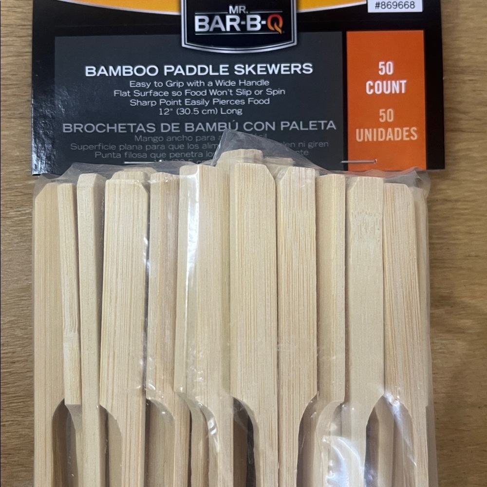 BBQ Grilling Set with Skewers, Corn Cob Holders and Meat Thermometer - Picture 2 of 5